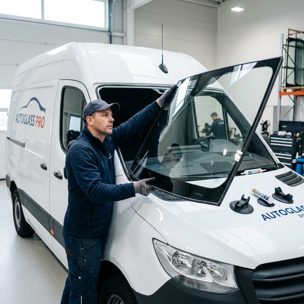 Precision glass fitting with PU sealant